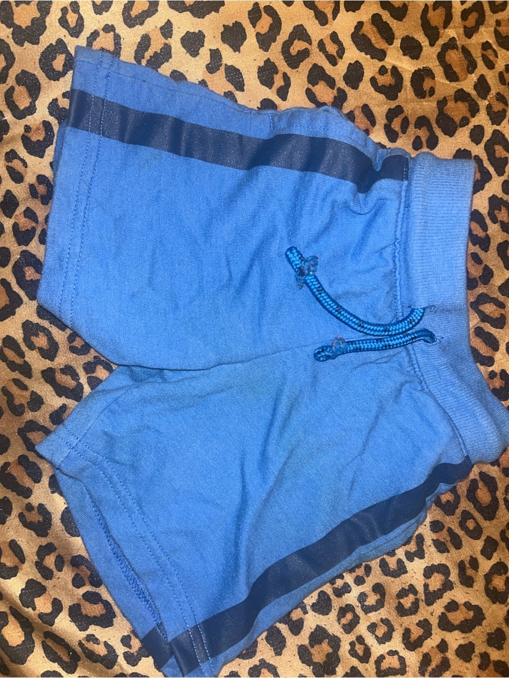 Blue Men’s Athletic Drawstring Shorts